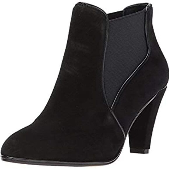 Tahari TA-Chase Suede Heeled Chelsea Ankle Boot - Picture 1 of 7
